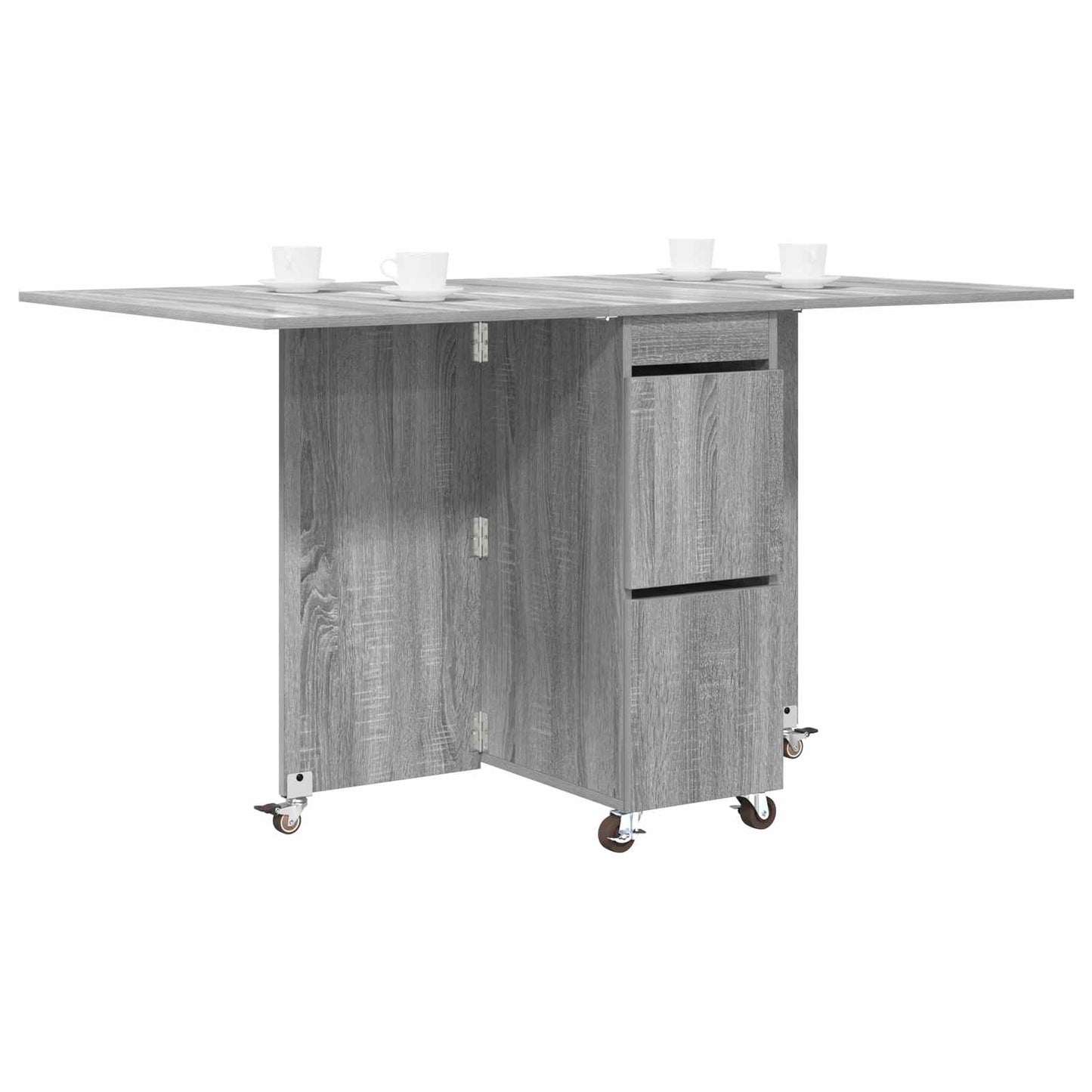 vidaXL Dinning Table 2 pcs 140 x 80 x 77 cm Engineered Wood