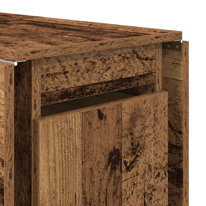 vidaXL Dinning Table 2 pcs 140 x 80 x 77 cm Engineered Wood Old Wood