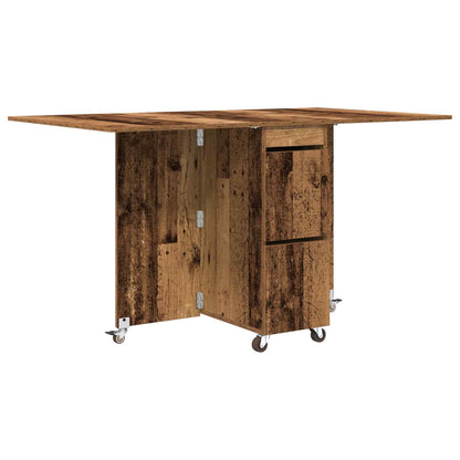 vidaXL Dinning Table 2 pcs 140 x 80 x 77 cm Engineered Wood Old Wood