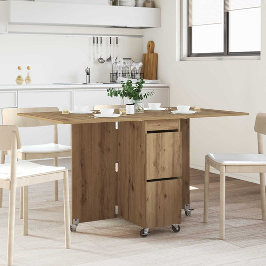 vidaXL Dinning Table 2 pcs 140 x 80 x 77 cm Engineered Wood