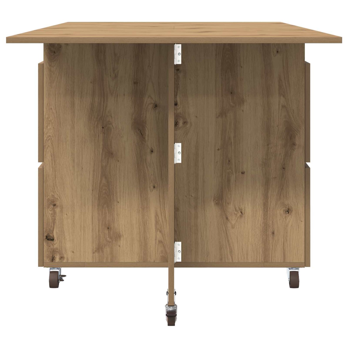 vidaXL Dinning Table 2 pcs 140 x 80 x 77 cm Engineered Wood