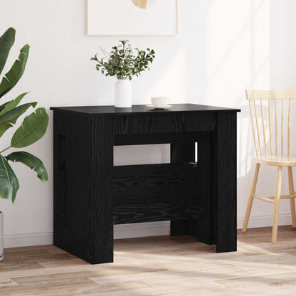 vidaXL Dinning Table 180 x 85 x 75 cm Engineered Wood Black Oak