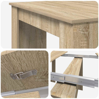 vidaXL Dinning Table 180 x 85 x 75 cm Engineered Wood Sonoma Oak