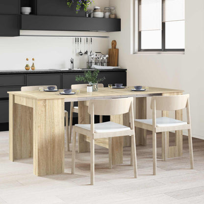 vidaXL Dinning Table 180 x 85 x 75 cm Engineered Wood Sonoma Oak