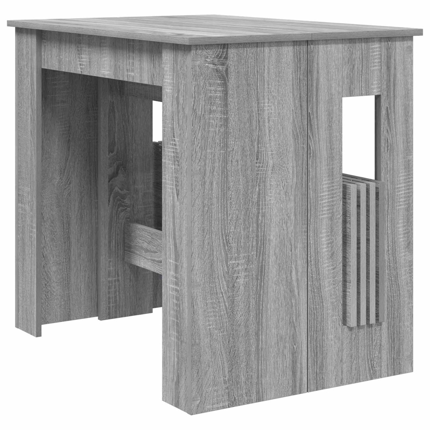 vidaXL Dinning Table 180 x 85 x 75 cm Engineered Wood Grey Sonoma
