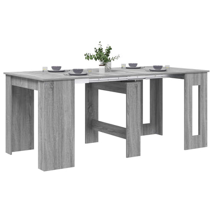 vidaXL Dinning Table 180 x 85 x 75 cm Engineered Wood Grey Sonoma