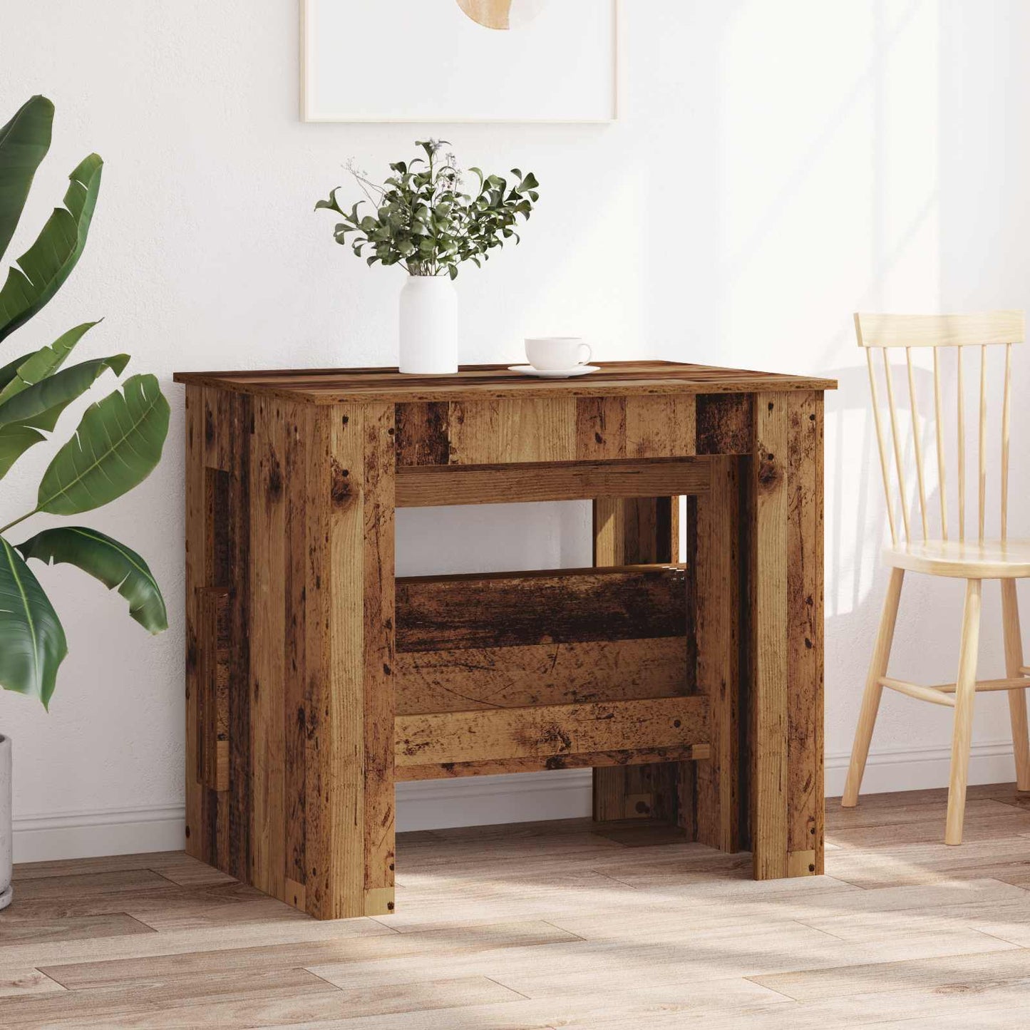vidaXL Dinning Table 180 x 85 x 75 cm Engineered Wood Old Wood