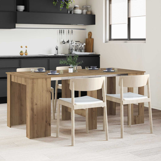 vidaXL Dinning Table Artisan Oak 180 x 85 x 75 cm Engineered Wood