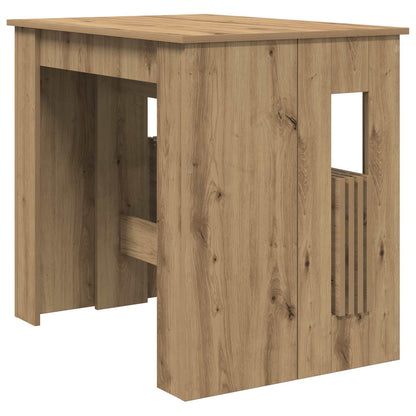 vidaXL Dinning Table Artisan Oak 180 x 85 x 75 cm Engineered Wood