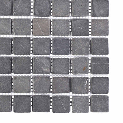 vidaXL Mosaic Tiles Grey 30 x 30 cm Marble