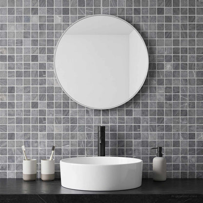 vidaXL Mosaic Tiles Grey 30 x 30 cm Marble