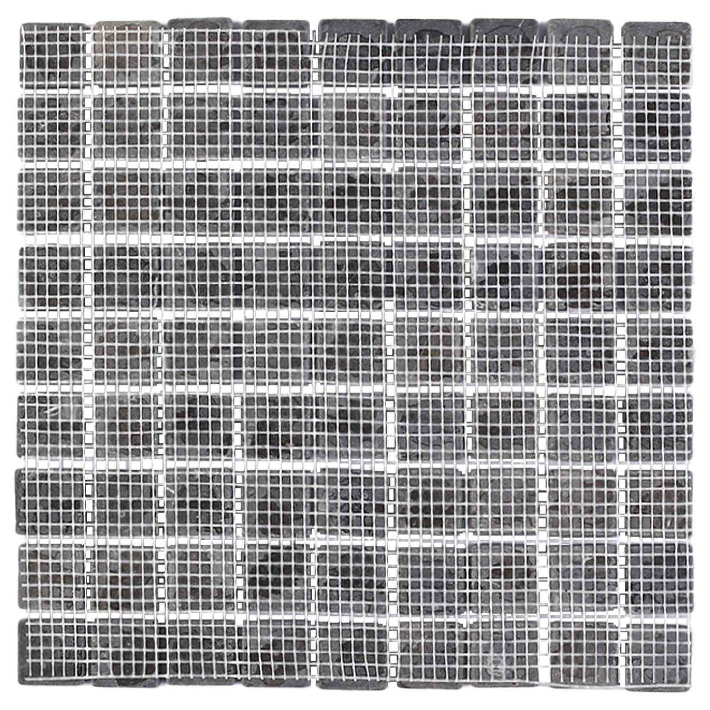 vidaXL Mosaic Tiles Grey 30 x 30 cm Marble