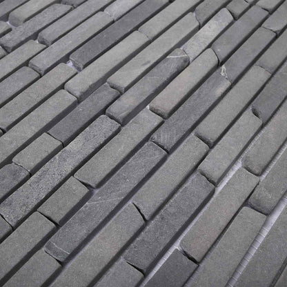 vidaXL Mosaic Tiles Grey 30 x 30 cm Marble