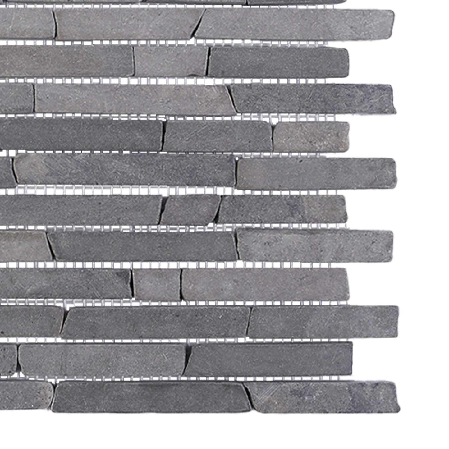 vidaXL Mosaic Tiles Grey 30 x 30 cm Marble