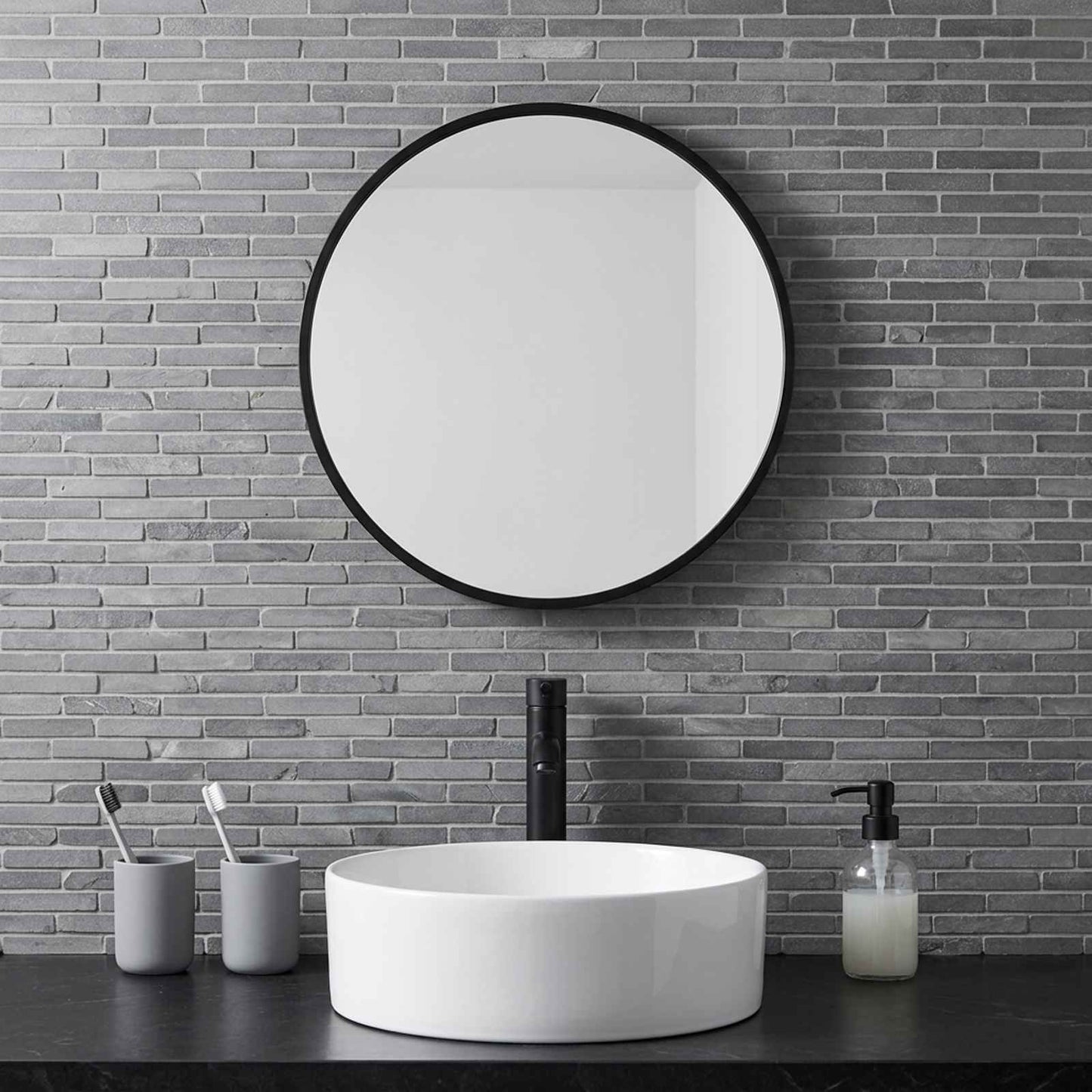 vidaXL Mosaic Tiles Grey 30 x 30 cm Marble
