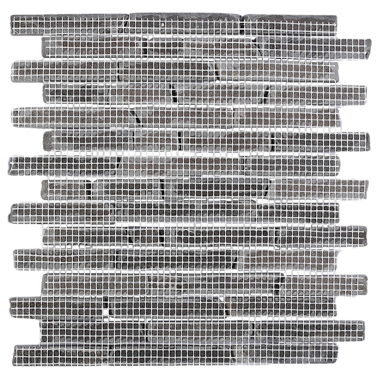 vidaXL Mosaic Tiles Grey 30 x 30 cm Marble