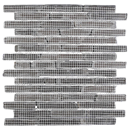 vidaXL Mosaic Tiles Grey 30 x 30 cm Marble