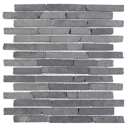 vidaXL Mosaic Tiles Grey 30 x 30 cm Marble