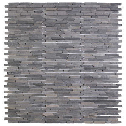 vidaXL Mosaic Tiles Grey 30 x 30 cm Marble