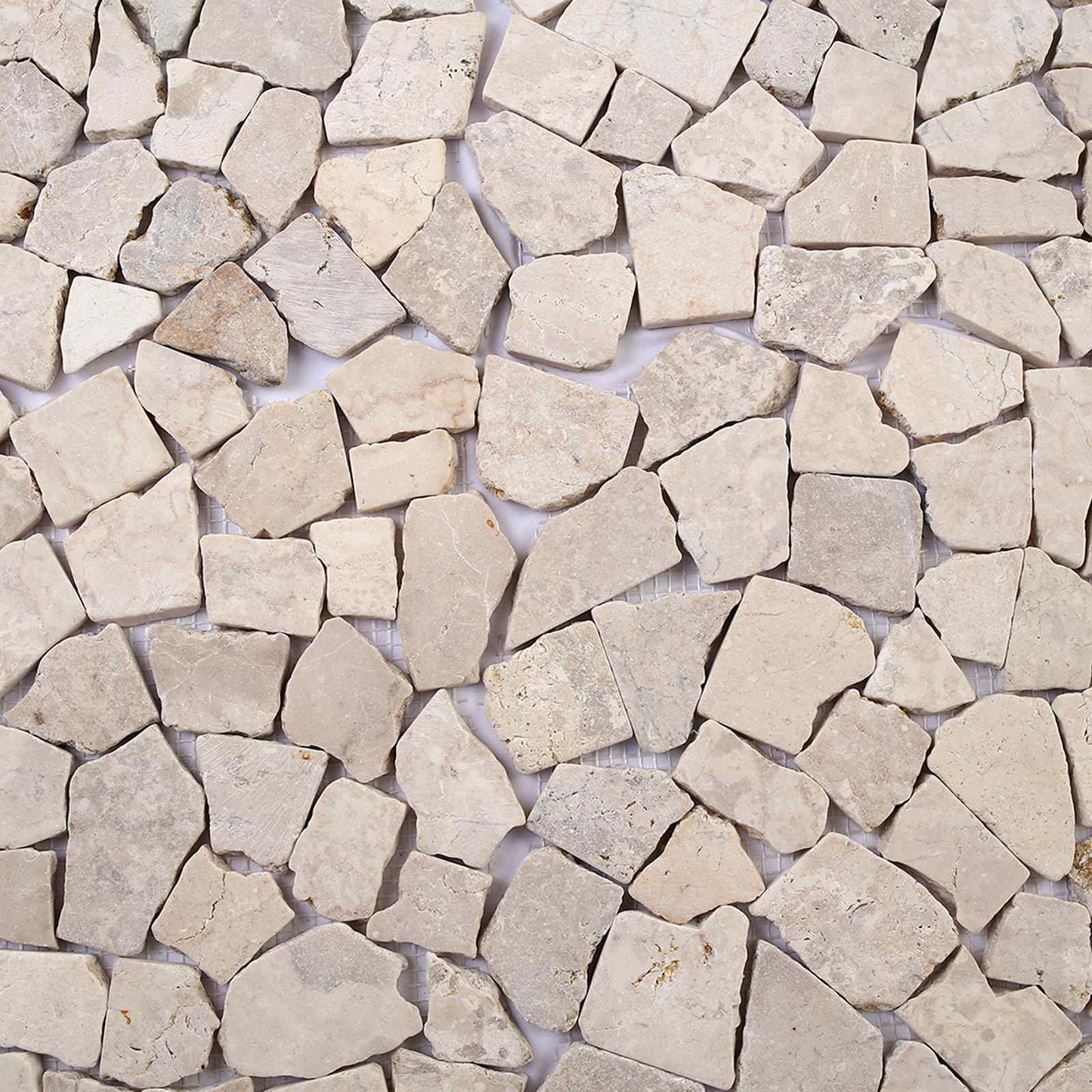 vidaXL Mosaic Tiles Cream 30 x 30 cm Marble