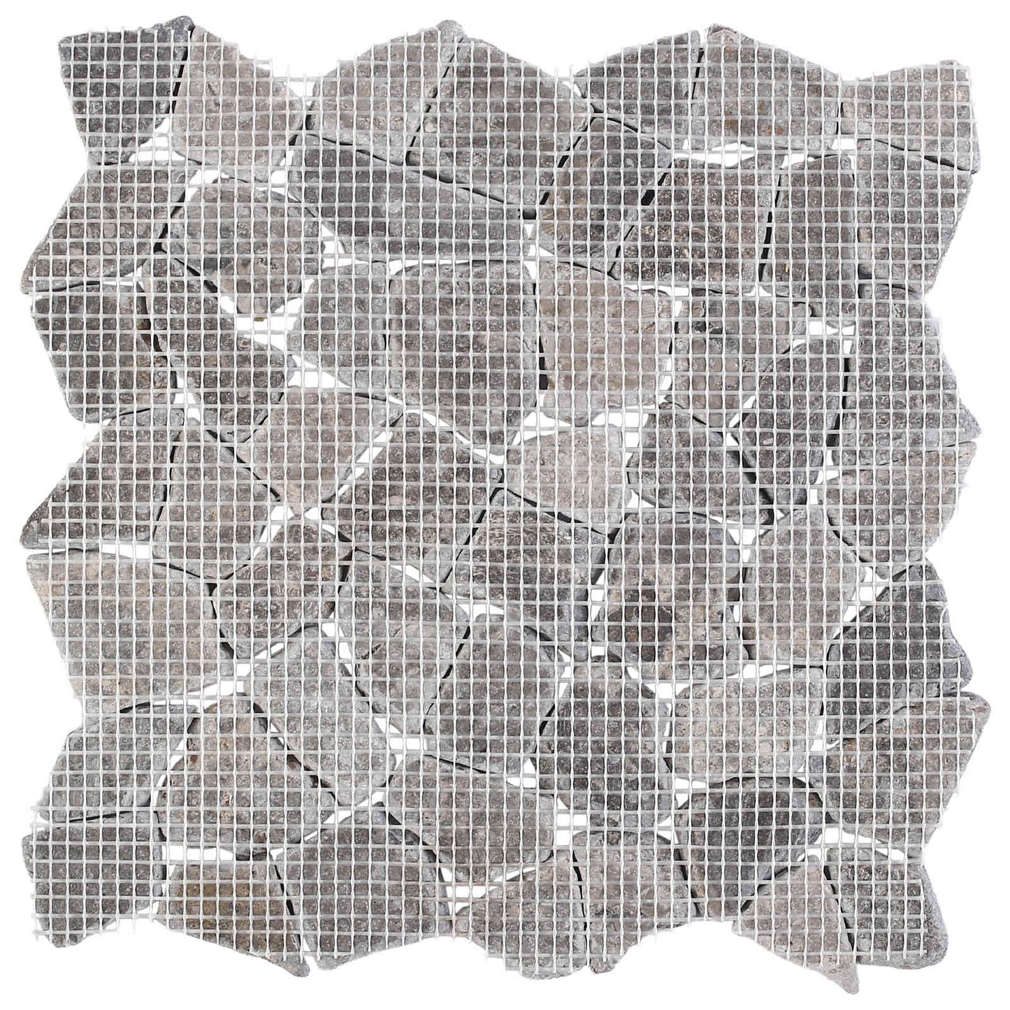 vidaXL Mosaic Tiles Light Grey 30 x 30 cm Marble