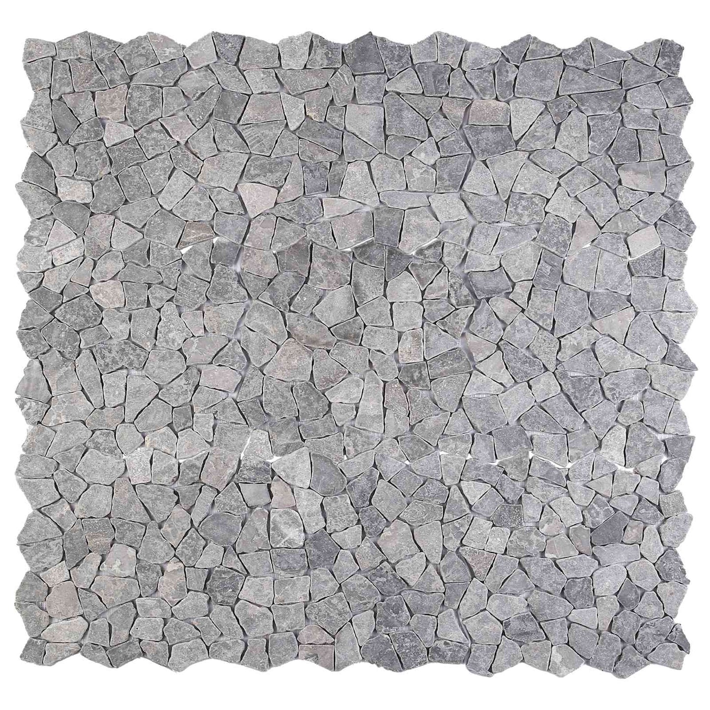 vidaXL Mosaic Tiles Light Grey 30 x 30 cm Marble