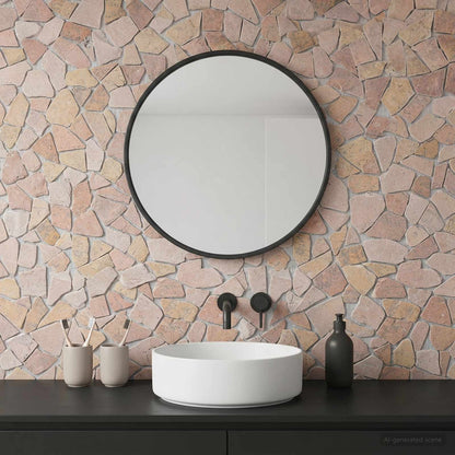 vidaXL Mosaic Tiles Red 30 x 30 cm Marble
