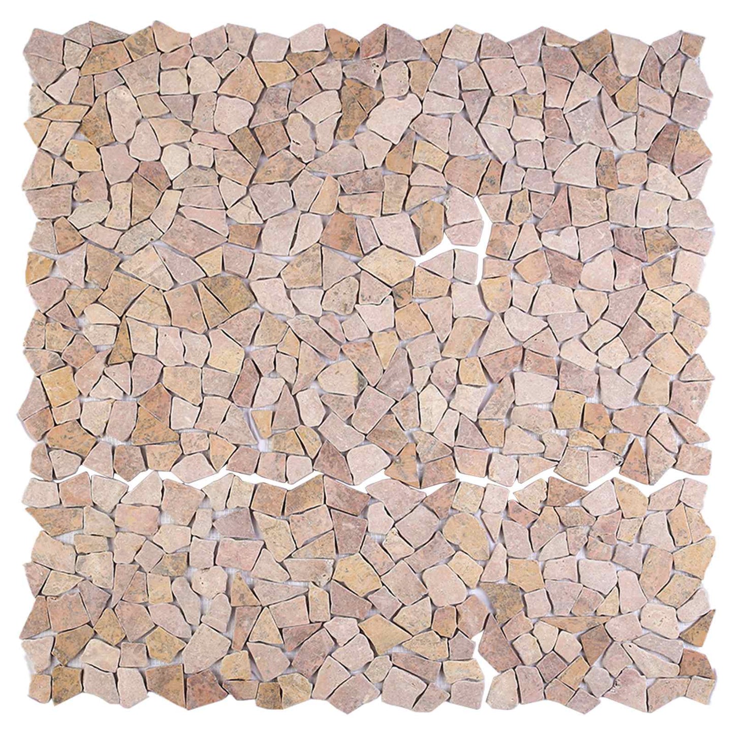 vidaXL Mosaic Tiles Red 30 x 30 cm Marble
