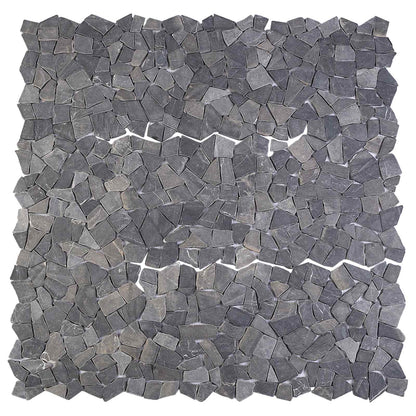vidaXL Mosaic Tiles Dark Grey 30 x 30 cm Marble