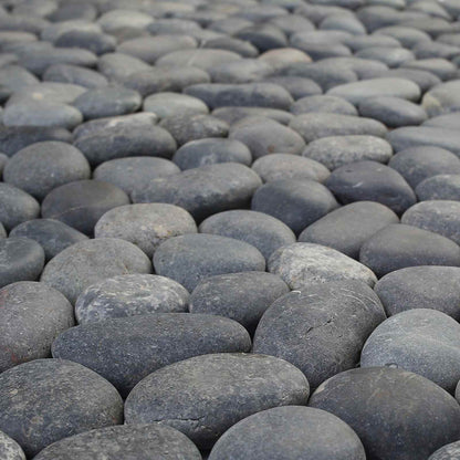 vidaXL Pebble Tiles Grey 30 x 30 cm River Pebble