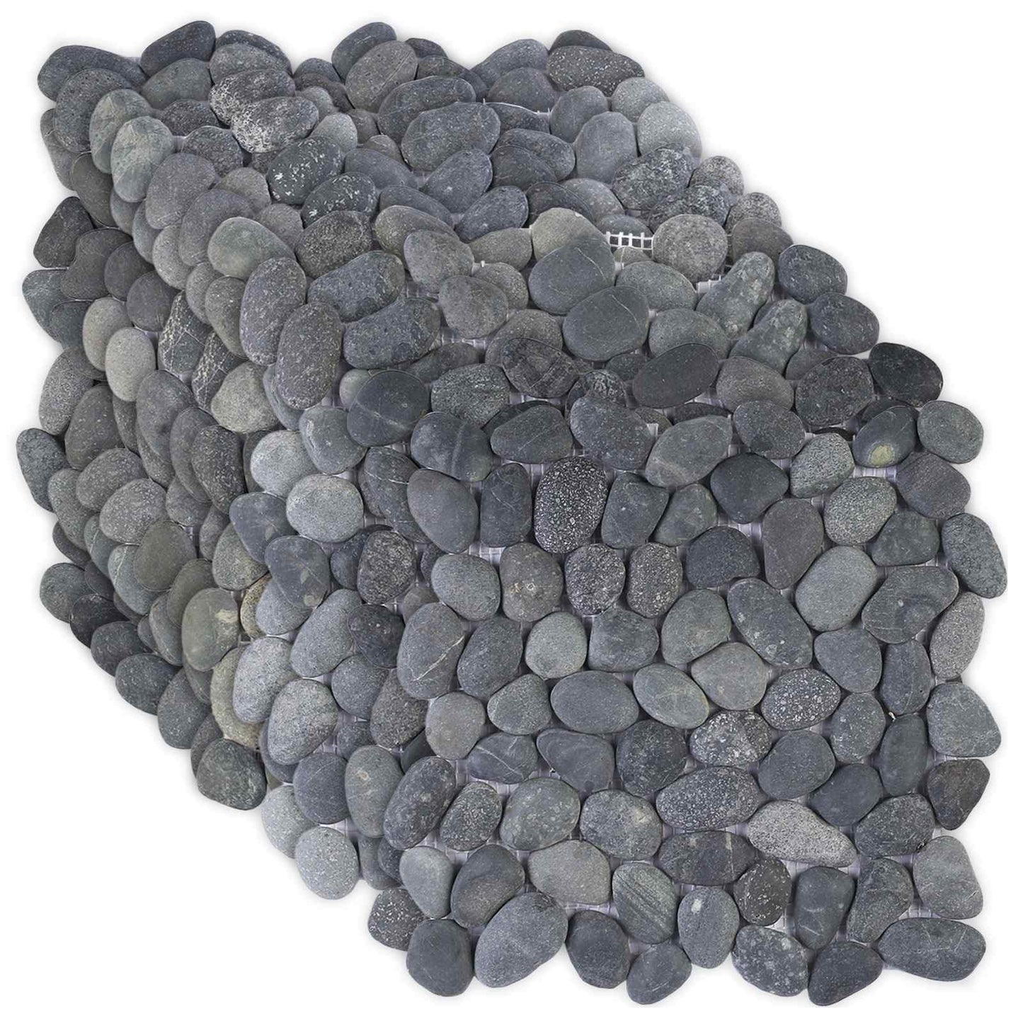 vidaXL Pebble Tiles Grey 30 x 30 cm River Pebble