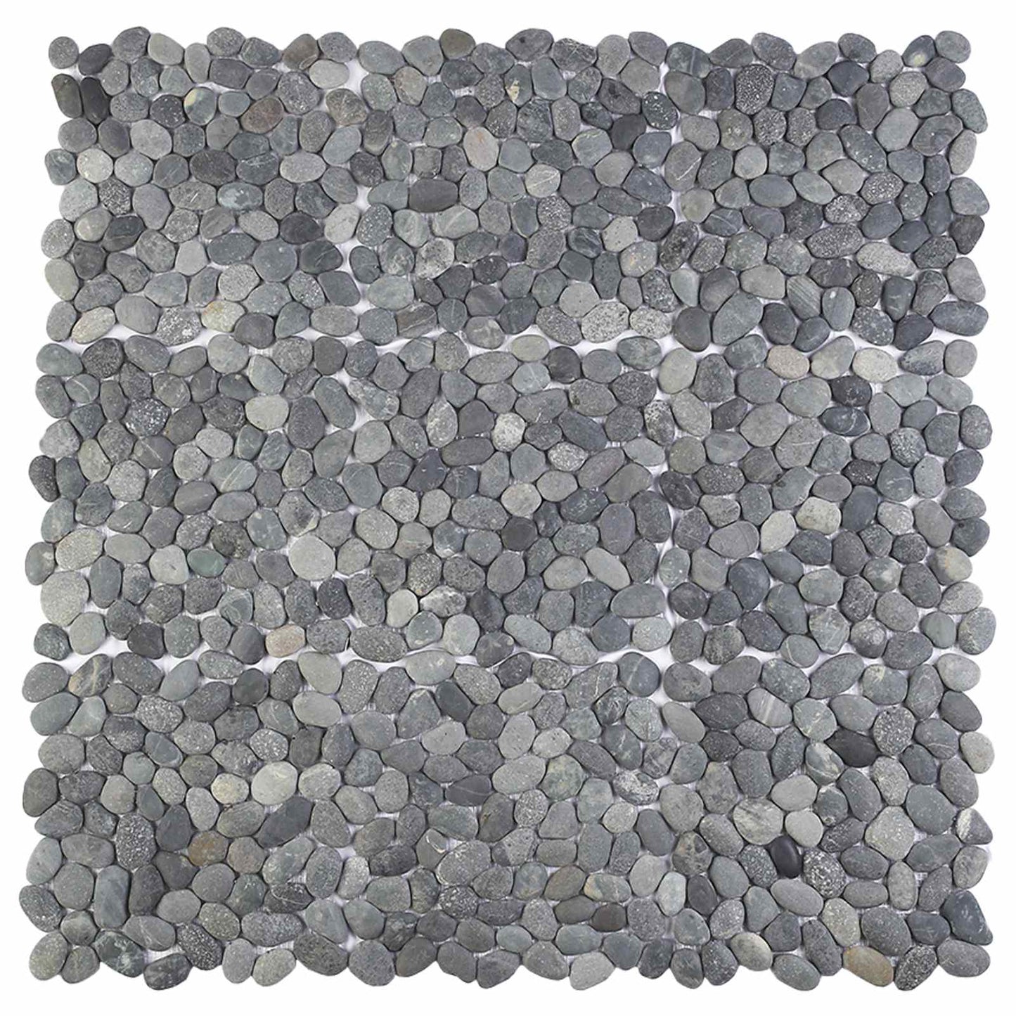 vidaXL Pebble Tiles Grey 30 x 30 cm River Pebble