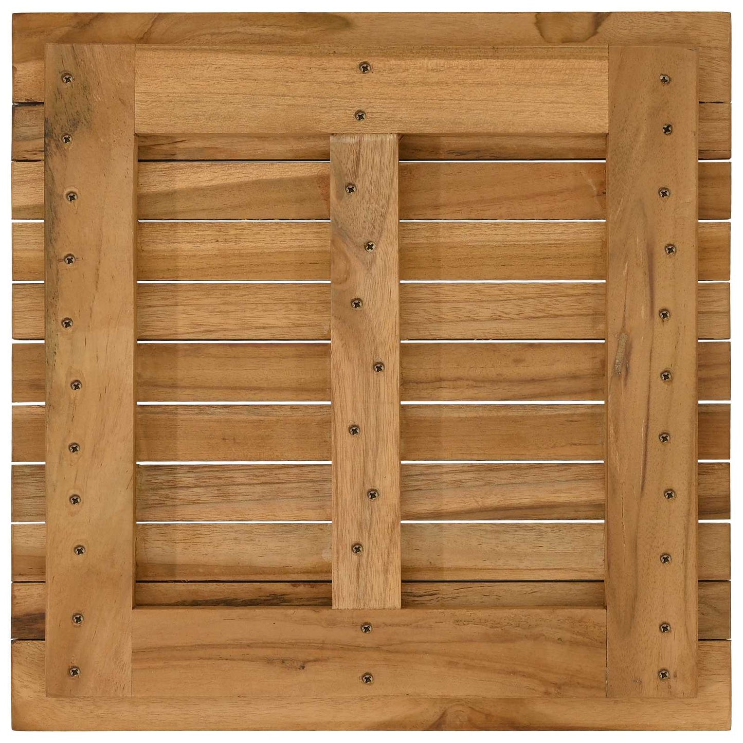 vidaXL Table Top 40 x 40 x 3.5 cm Square Solid Teak Wood Natural