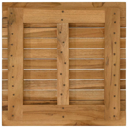 vidaXL Table Top 40 x 40 x 3.5 cm Square Solid Teak Wood Natural