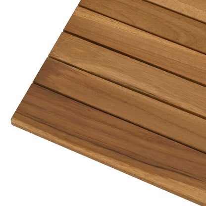 vidaXL Table Top 50 x 50 x 3.5 cm Square Solid Teak Wood Natural