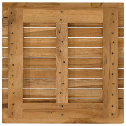 vidaXL Table Top 50 x 50 x 3.5 cm Square Solid Teak Wood Natural