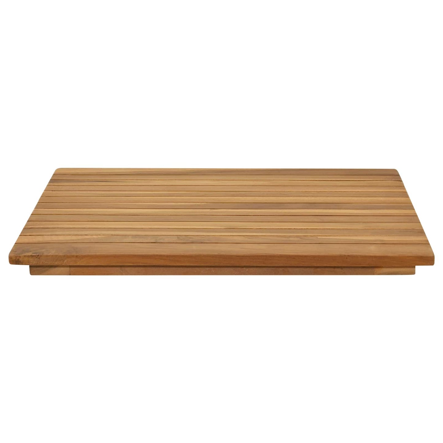 vidaXL Table Top 50 x 50 x 3.5 cm Square Solid Teak Wood Natural