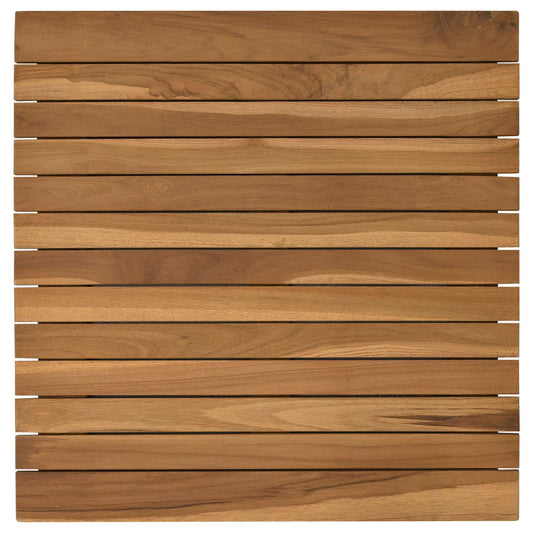 vidaXL Table Top 50 x 50 x 3.5 cm Square Solid Teak Wood Natural