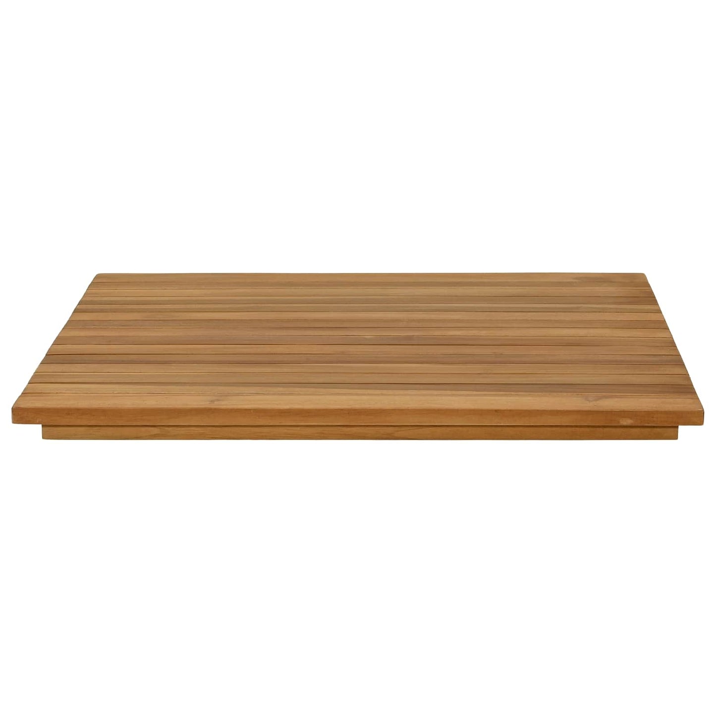 vidaXL Table Top 60 x 60 x 3.5 cm Square Solid Teak Wood Natural