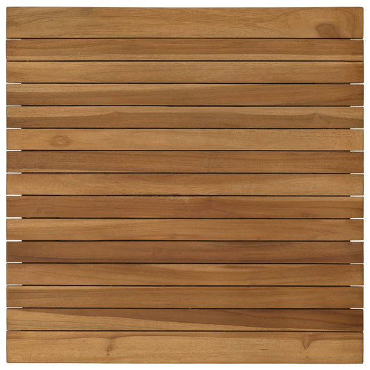 vidaXL Table Top 60 x 60 x 3.5 cm Square Solid Teak Wood Natural