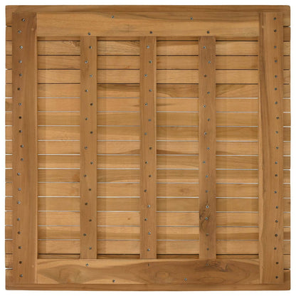 vidaXL Table Top 70 x 70 x 3.5 cm Square Solid Teak Wood Natural