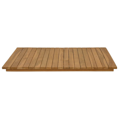 vidaXL Table Top 70 x 70 x 3.5 cm Square Solid Teak Wood Natural