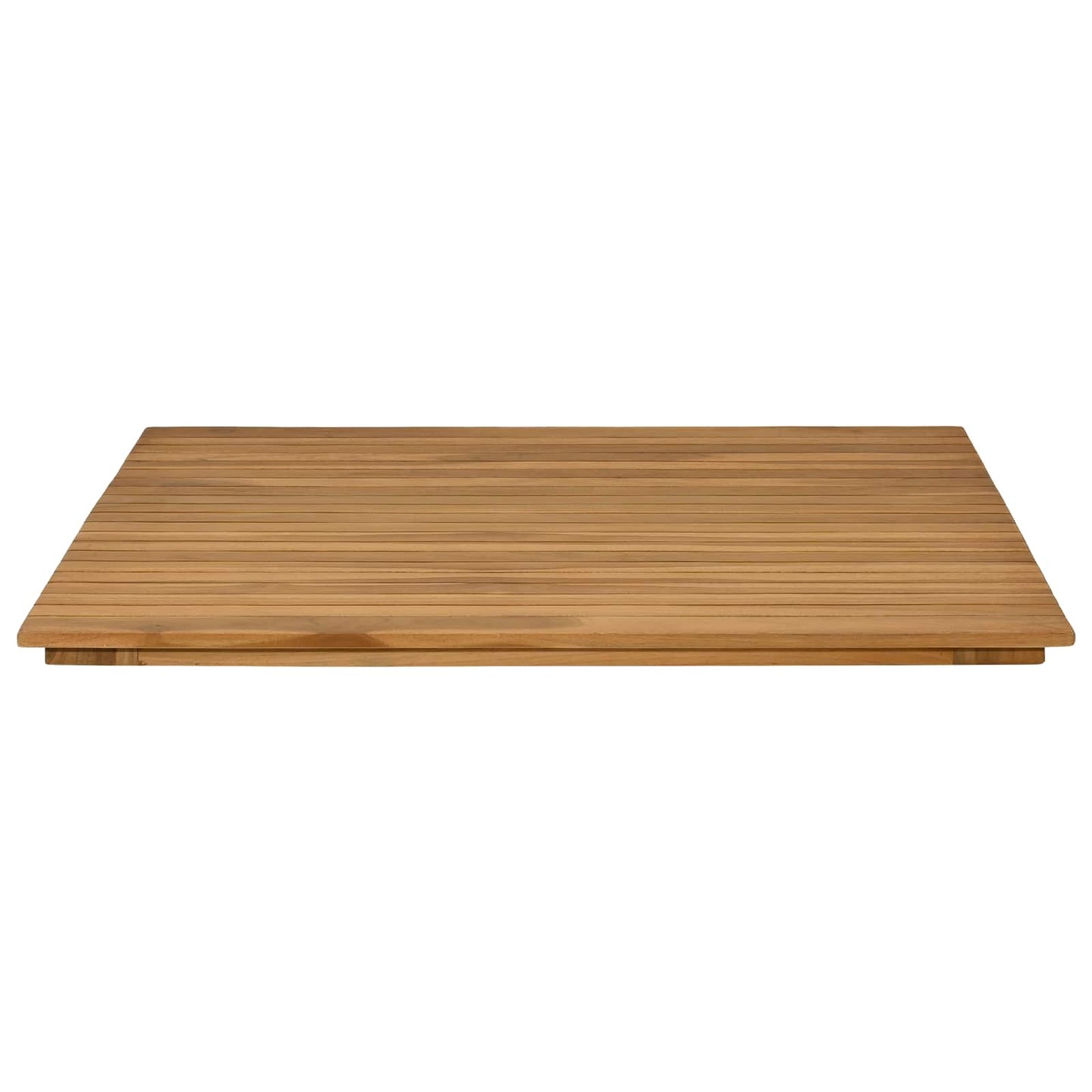 vidaXL Table Top 80 x 80 x 3.5 cm Square Solid Teak Wood Natural