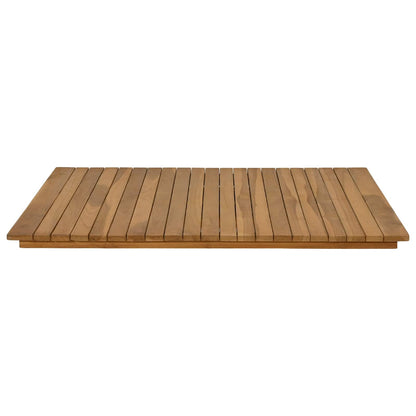 vidaXL Table Top 80 x 80 x 3.5 cm Square Solid Teak Wood Natural