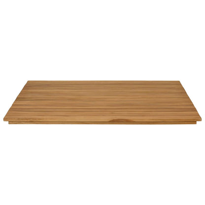 vidaXL Table Top 90 x 90 x 3.5 cm Square Solid Teak Wood Natural