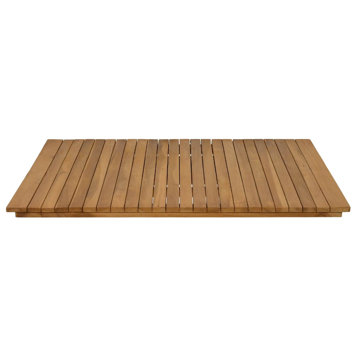 vidaXL Table Top 90 x 90 x 3.5 cm Square Solid Teak Wood Natural