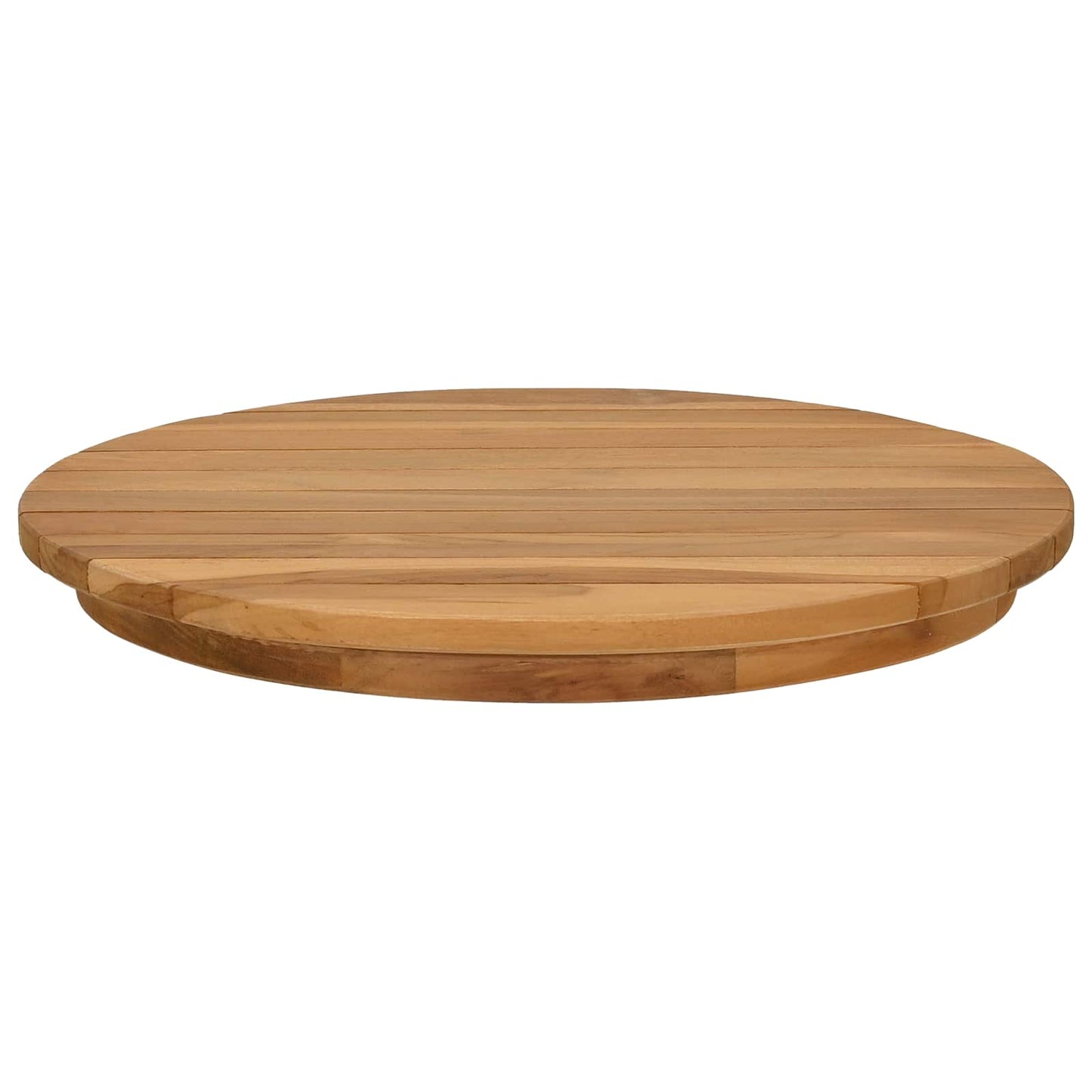 vidaXL Table Top Ø 40 x 3.5 Round Solid Teak Wood Natural