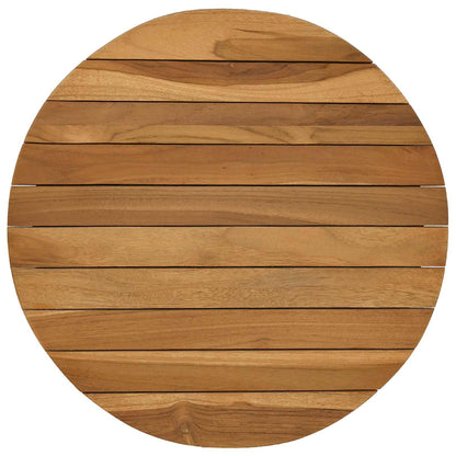vidaXL Table Top Ø 40 x 3.5 Round Solid Teak Wood Natural