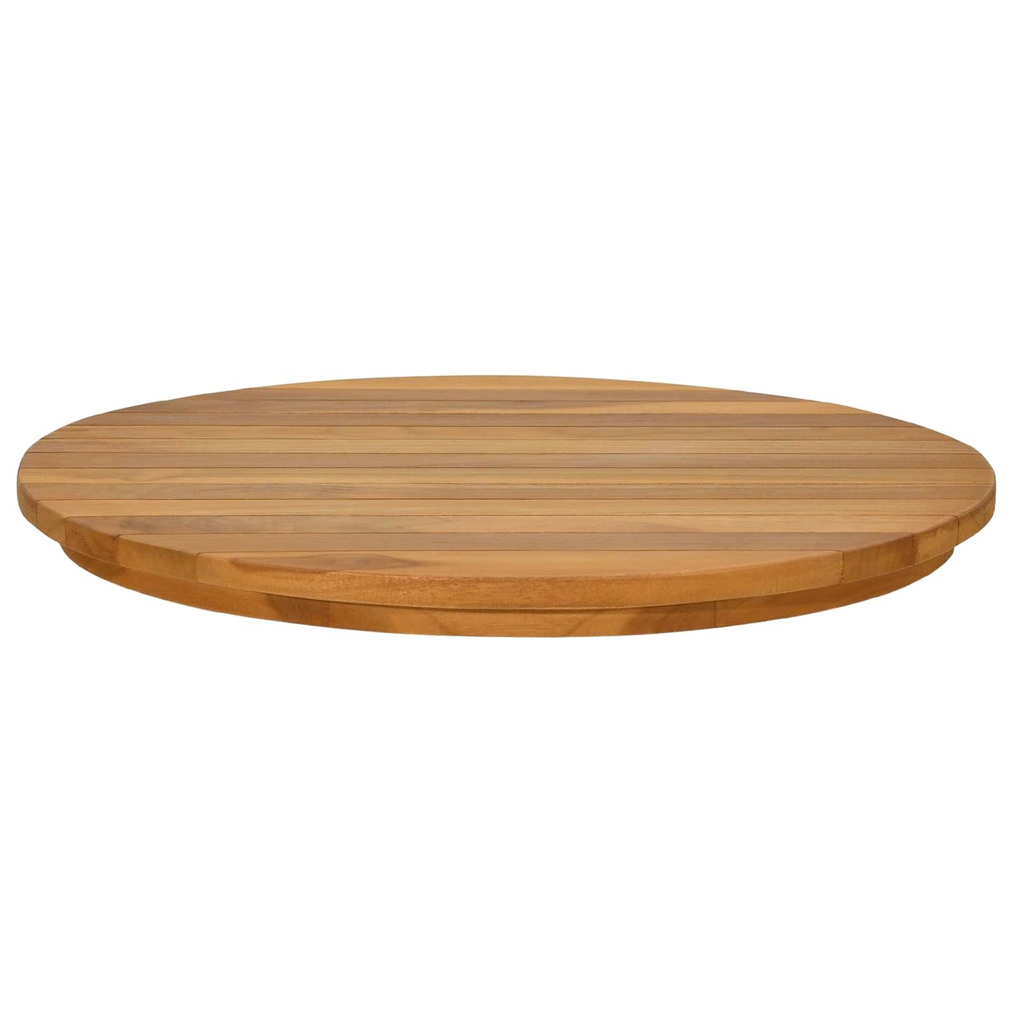 vidaXL Table Top Ø 50 x 3.5 Round Solid Teak Wood Natural