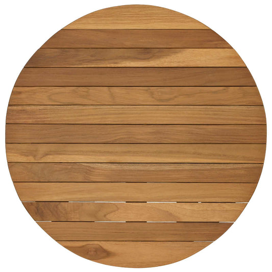 vidaXL Table Top Ø 50 x 3.5 Round Solid Teak Wood Natural